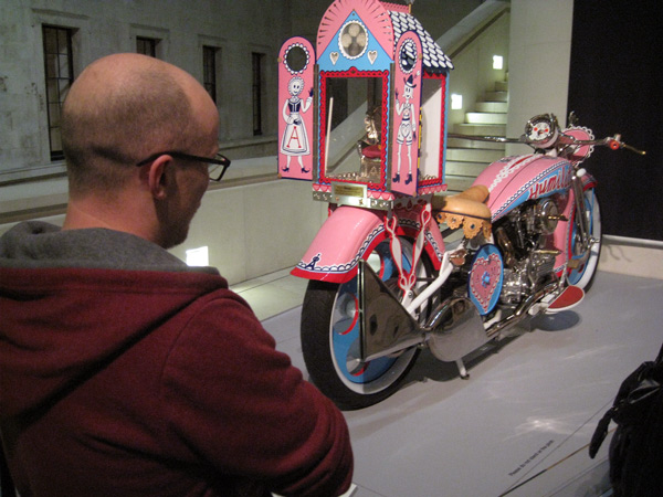 Grayson_Perry_motorbike_at_British_Museum