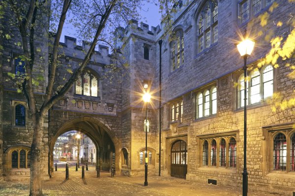 St John's Gate at night