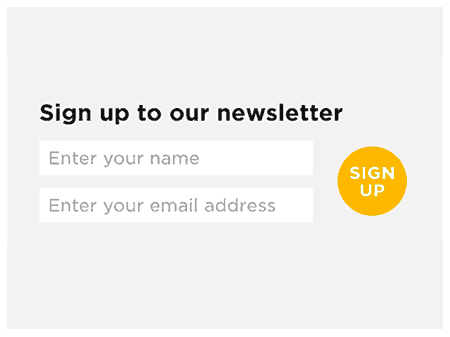 Generating email sign-ups