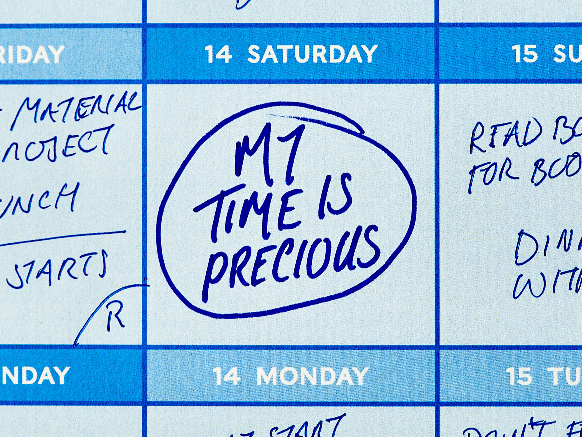 Release: My time is precious.