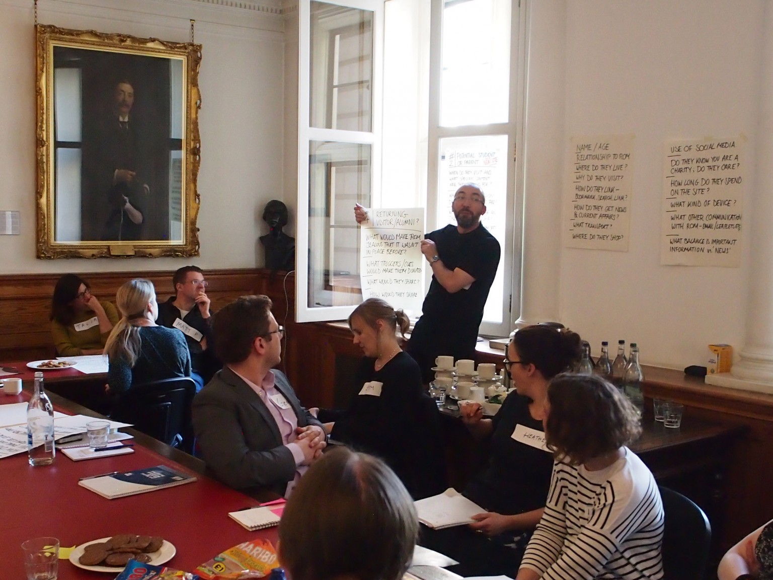One of our workshops, in the historic setting of RCM’s South Kensington building.