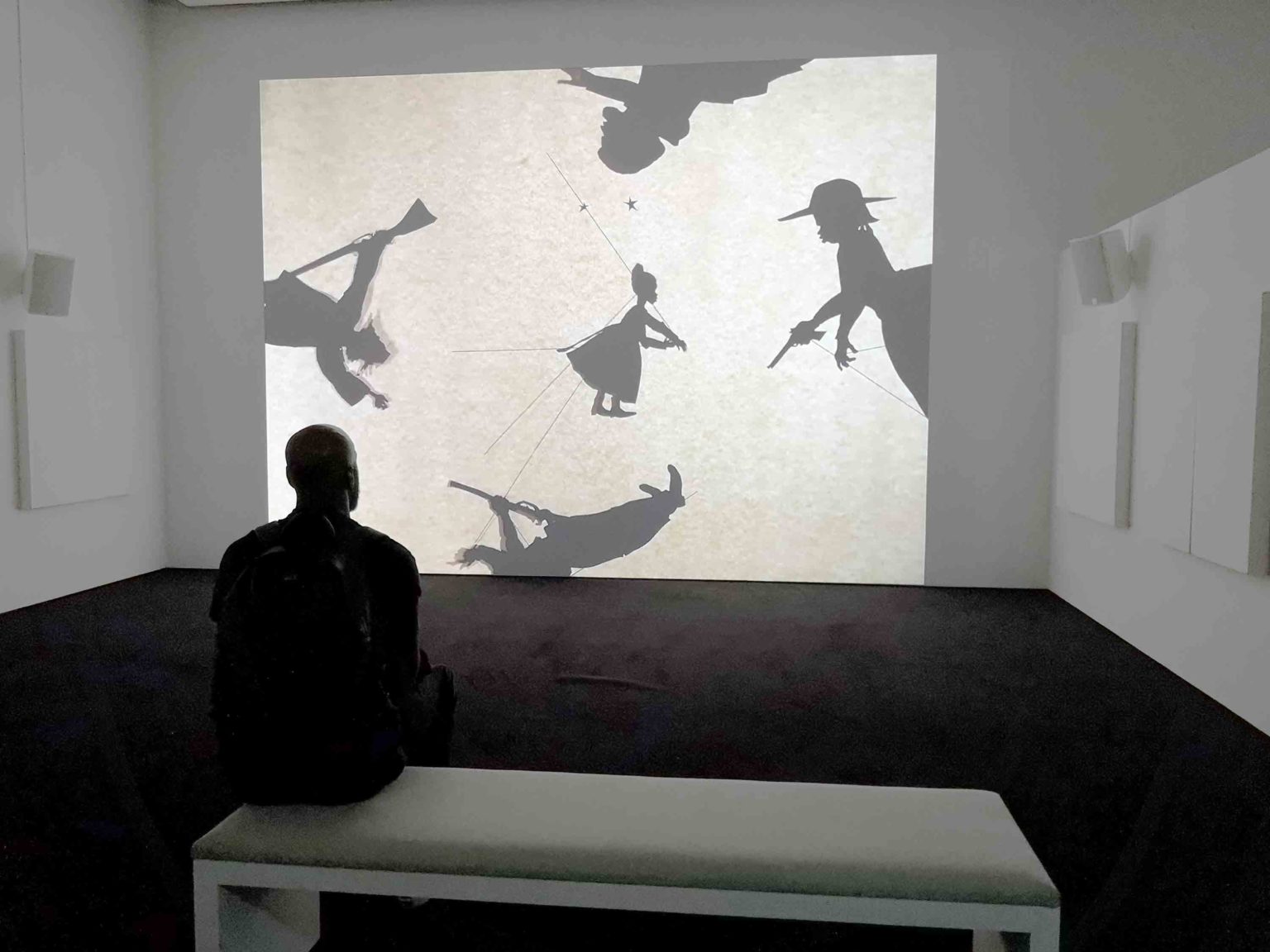 Kara Walker's hand-cut projected silhouettes