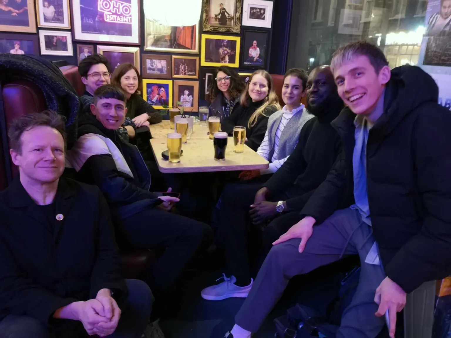 The Cog team assemble for an evening of stand-up comedy