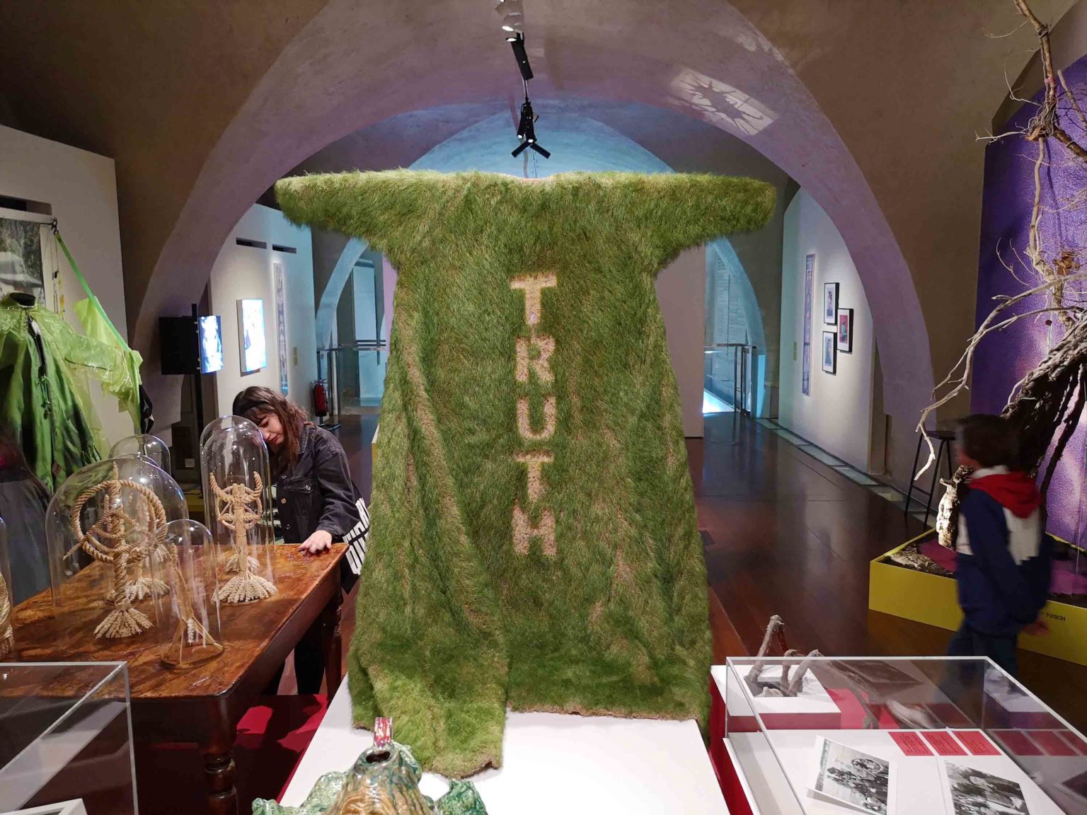 Ackroyd and Harvey’s ‘Truth Coat’ made from growing grass 