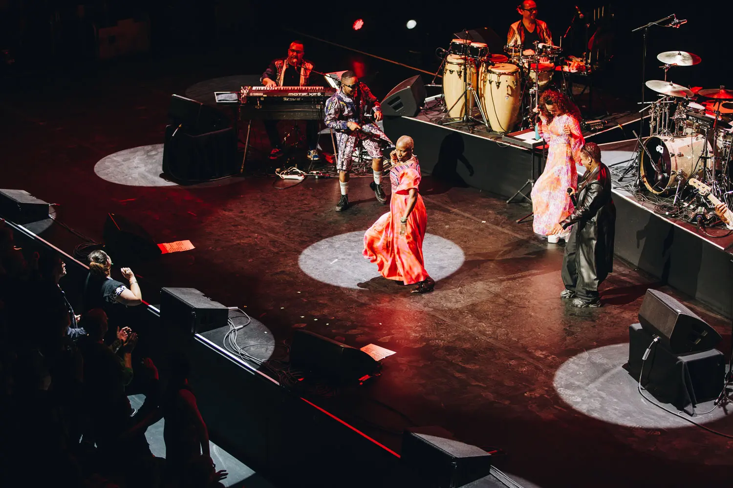 Angélique Kidjo and band with guests Layfullstop, Ellen Beth Abdi and OneDa. Photo by Priti Shikotra