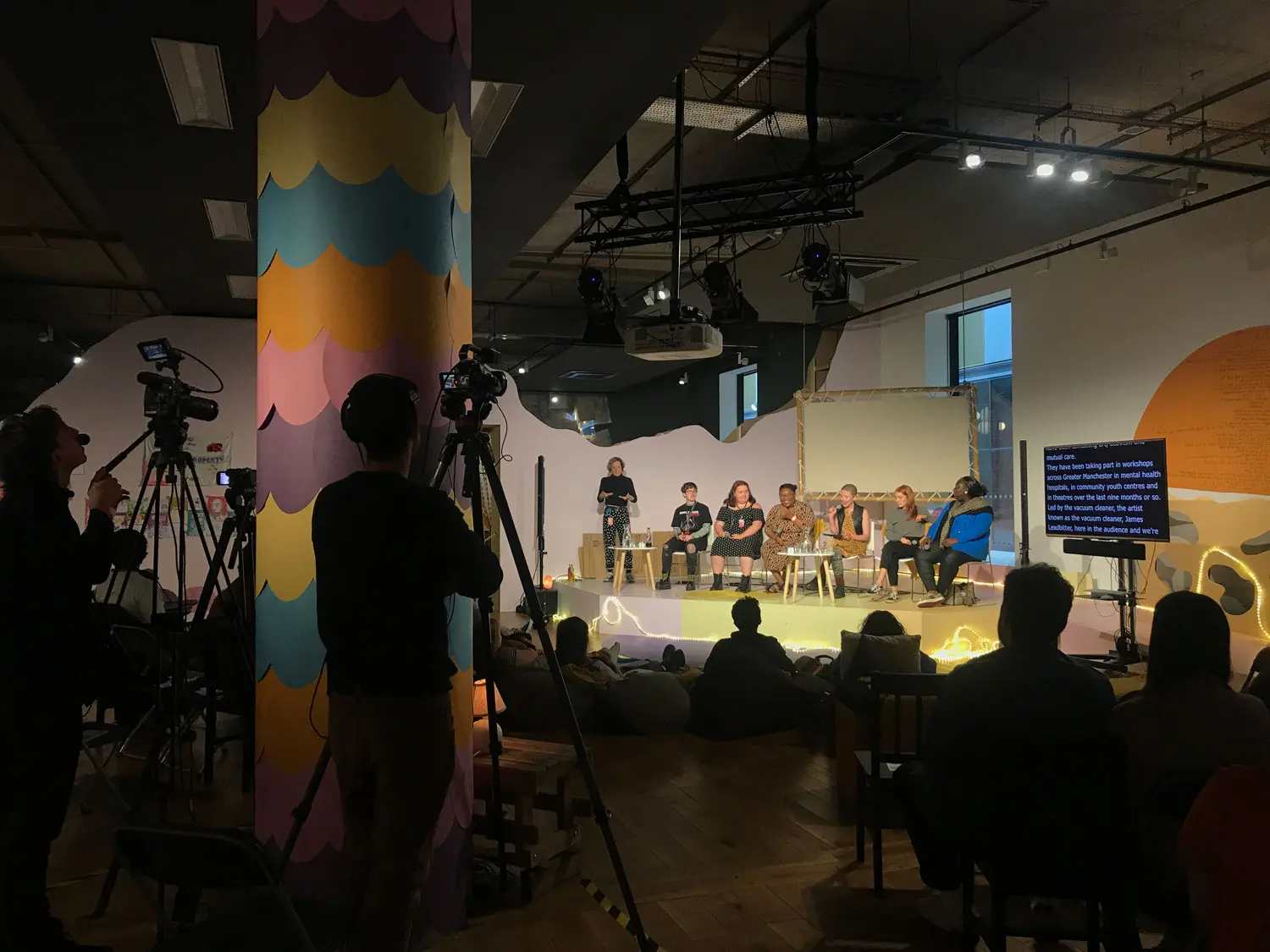 The Balmy Army livestreamed for Guardian Live audiences