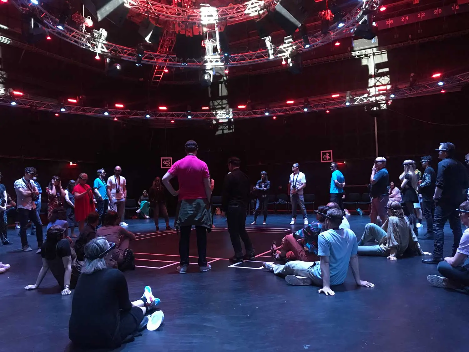 What the audience looked like during the Kagami experience