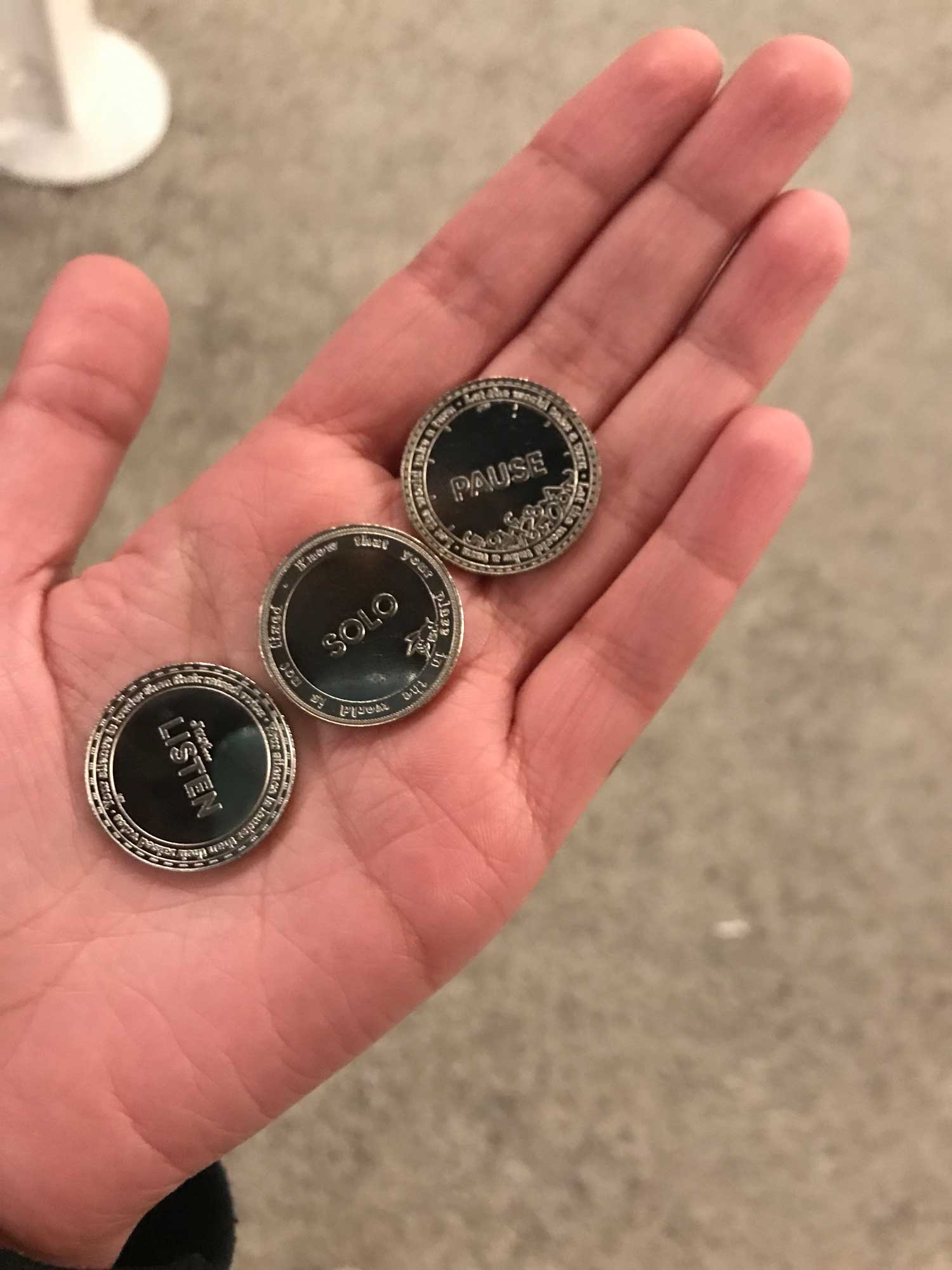 The full set of coins
