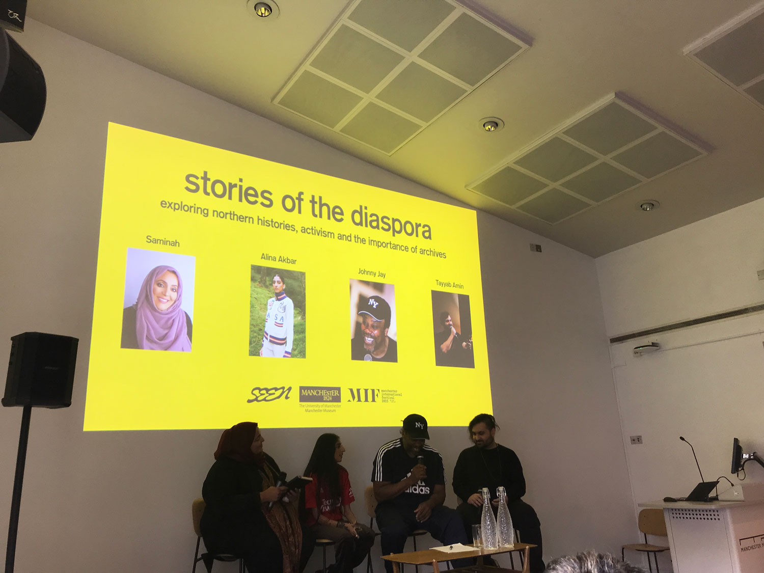 The panel for the Stories of the Diaspora discussion