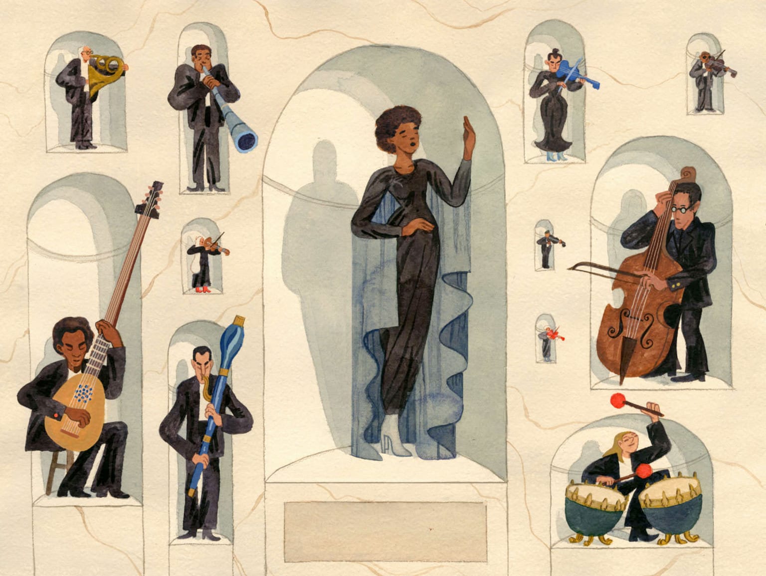 Baroquebusters: Illustration by Tilda Rose 