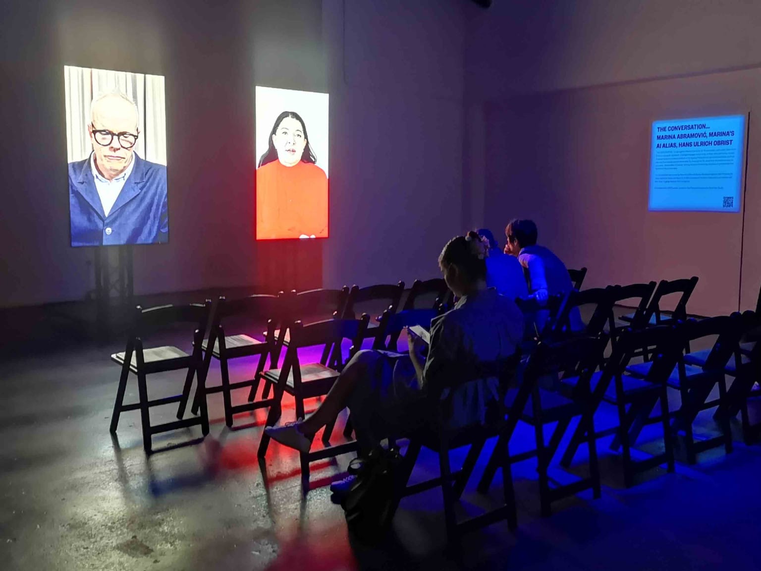 Hans Ulrich Obrist and Marina Abramovich